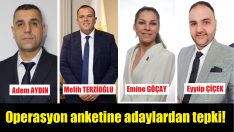 Sahte ankete tüm adaylardan tepki