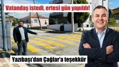 Yazıbaşı istedi, Çağlar yaptırdı