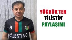 Filistin formasıyla fotoğraf paylaştı