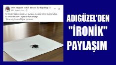 Sefer Adıgüzel’den Övünç Demir’e gönderme!