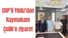 Kaymakam Çelik’i ziyaret etti