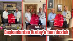 Yadık’tan başkanlara Kızılay yeleği