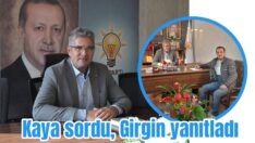 Yılmaz Girgin gazetemize konuştu