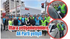 İftara 5 kala AK Parti yanında
