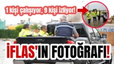 Başkan yine fotoğrafa çıkmış!