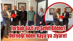 Teşekkür plaketi verdiler