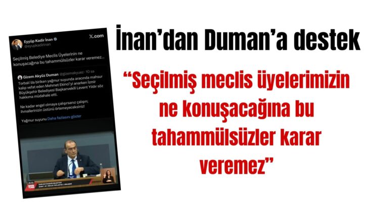 İnan: Tahammülsüzler!