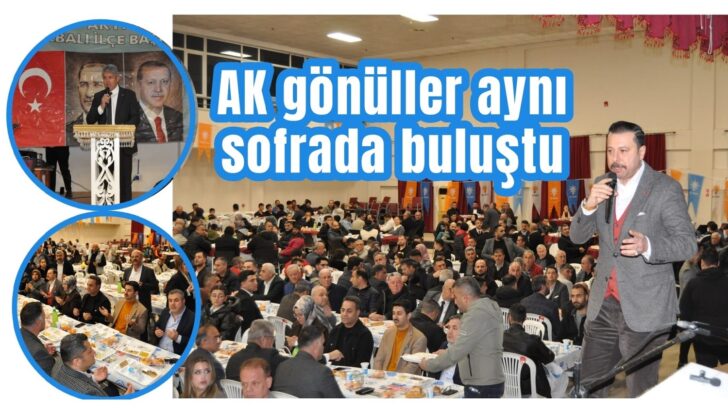 AK Parti iftarına yoğun ilgi