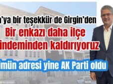 Kaya’ya bir teşekkür de Girgin’den