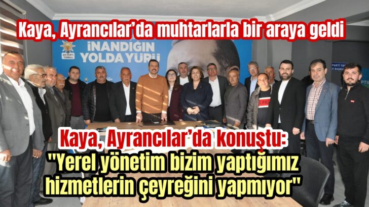 Muhtarlar iletti, Kaya çözüm için talimat verdi