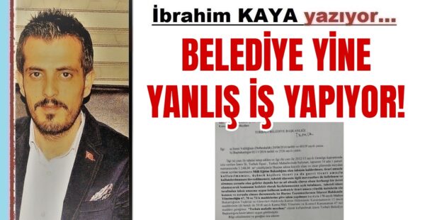 SORUMLULUĞUMUZ GEREĞİ UYARIYORUZ