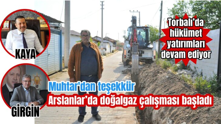 Muhtardan doğalgaz teşekkürü
