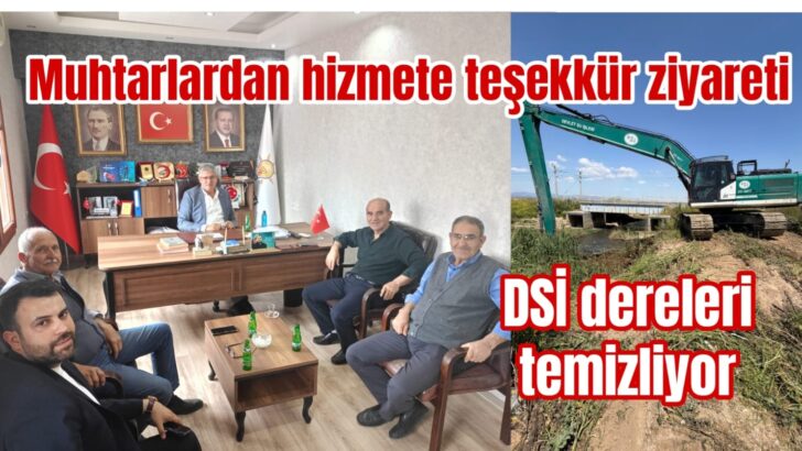 Muhtarlardan Girgin’e teşekkür ziyareti