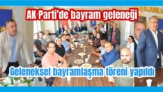 AK Parti’de coşkulu bayramlaşma