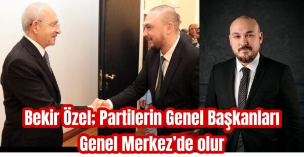 Bekir Özel, Akl-ı Selim olmaya davet etti