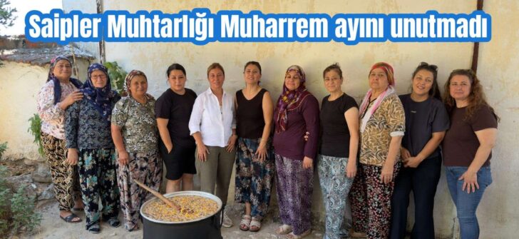 Saipler’de Aşure ikramı yapıldı