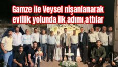Gamze ile Veysel nişanlandı