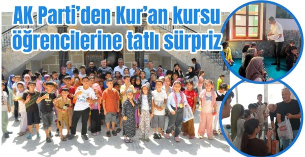 AK Parti, minik yüreklere dokundu