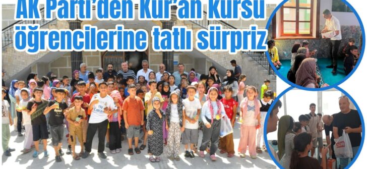 AK Parti, minik yüreklere dokundu