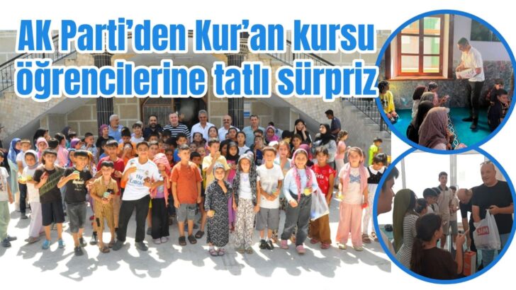 AK Parti, minik yüreklere dokundu