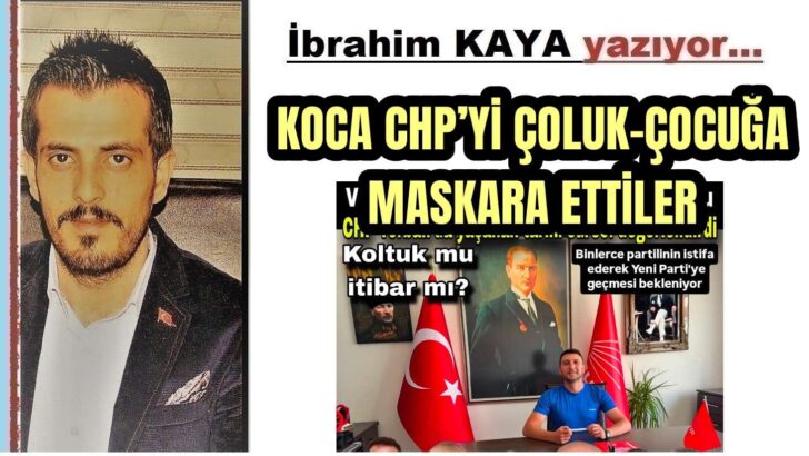 BU REZALETİN SORUMLUSU ÖVÜNÇ DEMİR’DİR!