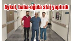 Bu kez oğluna da staj veriyor