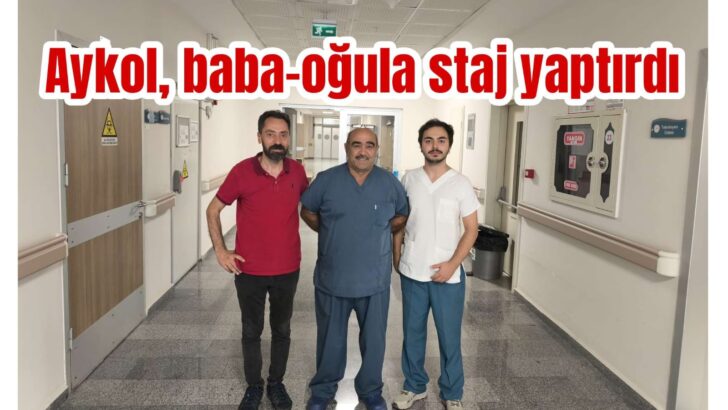Bu kez oğluna da staj veriyor