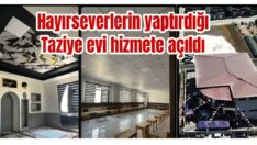 Hayırseverlerimize teşekkür ediyoruz