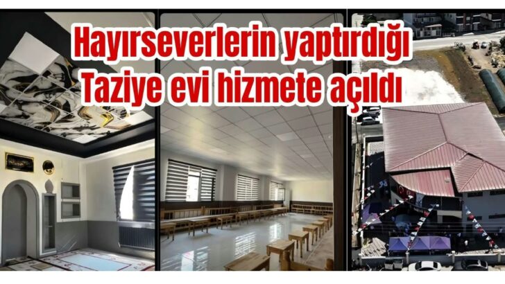 Hayırseverlerimize teşekkür ediyoruz