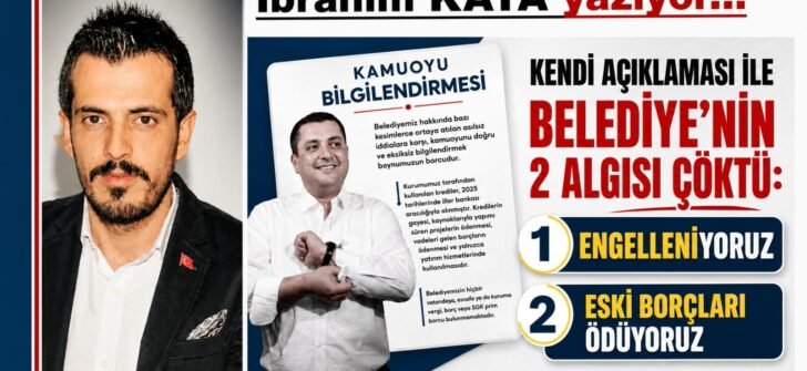 BELEDİYE KENDİ KENDİNİ YALANLADI!