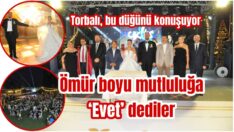 Dillere destan bir düğünle dünyaevine girdiler