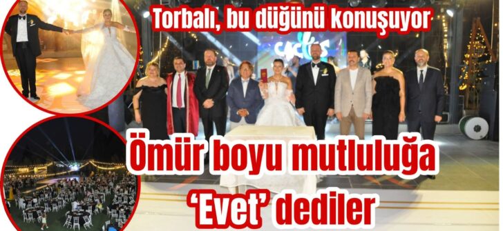 Dillere destan bir düğünle dünyaevine girdiler
