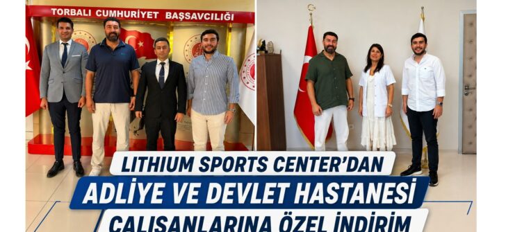 Lithium Spor’dan Adliye ve hastaneye ziyaret