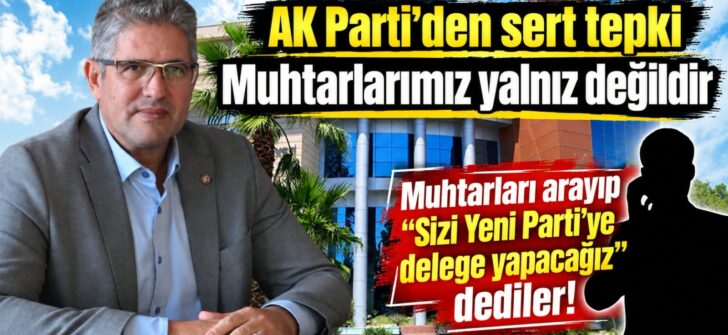 Belediye muhtarlara baskı yapıyor