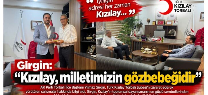 Girgin’den Kızılay’a ziyaret