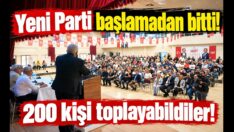 Yeni Parti başlamadan bitti!