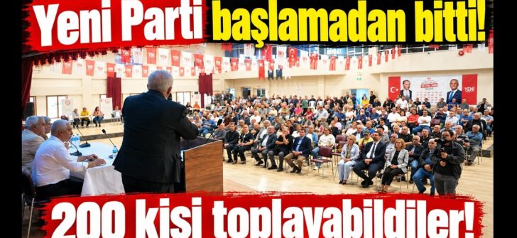 Yeni Parti başlamadan bitti!