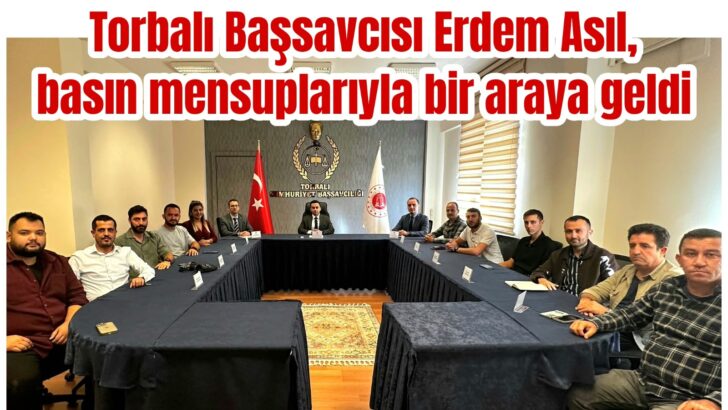 Başsavcı Erdem Asıl, yerel basınla bir araya geldi