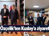Özçelik’ten Kızılay’a ziyaret